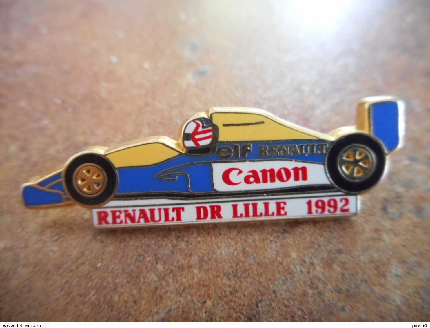 A010 -- Pin's Renault Lille Canon 1992 Formule 1 -- Exclusif Sur Delcampe - Renault