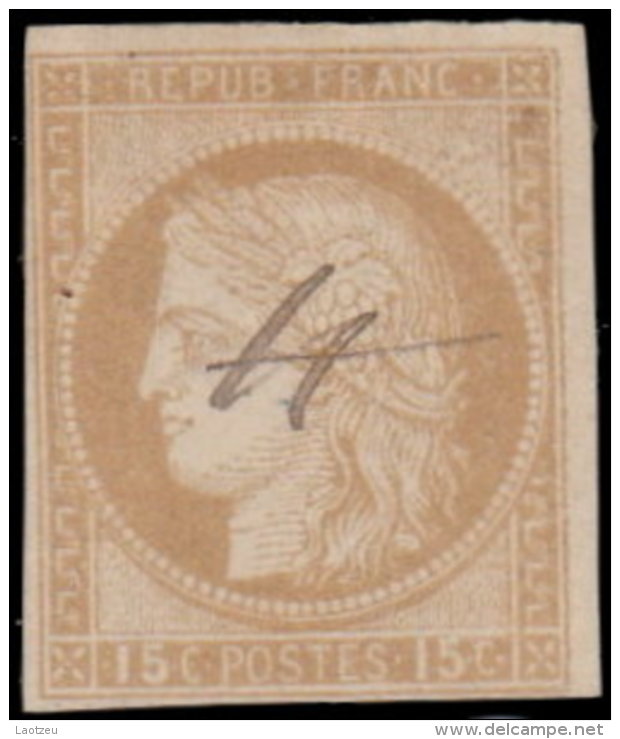 Colonies Françaises 1872. ~ YT 19 - 15 C. Cérès - Cérès