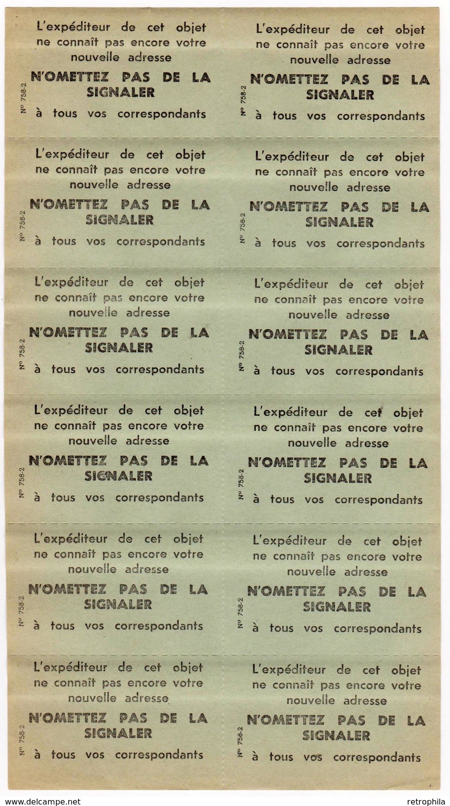 France - Documents de la poste - Années 1970