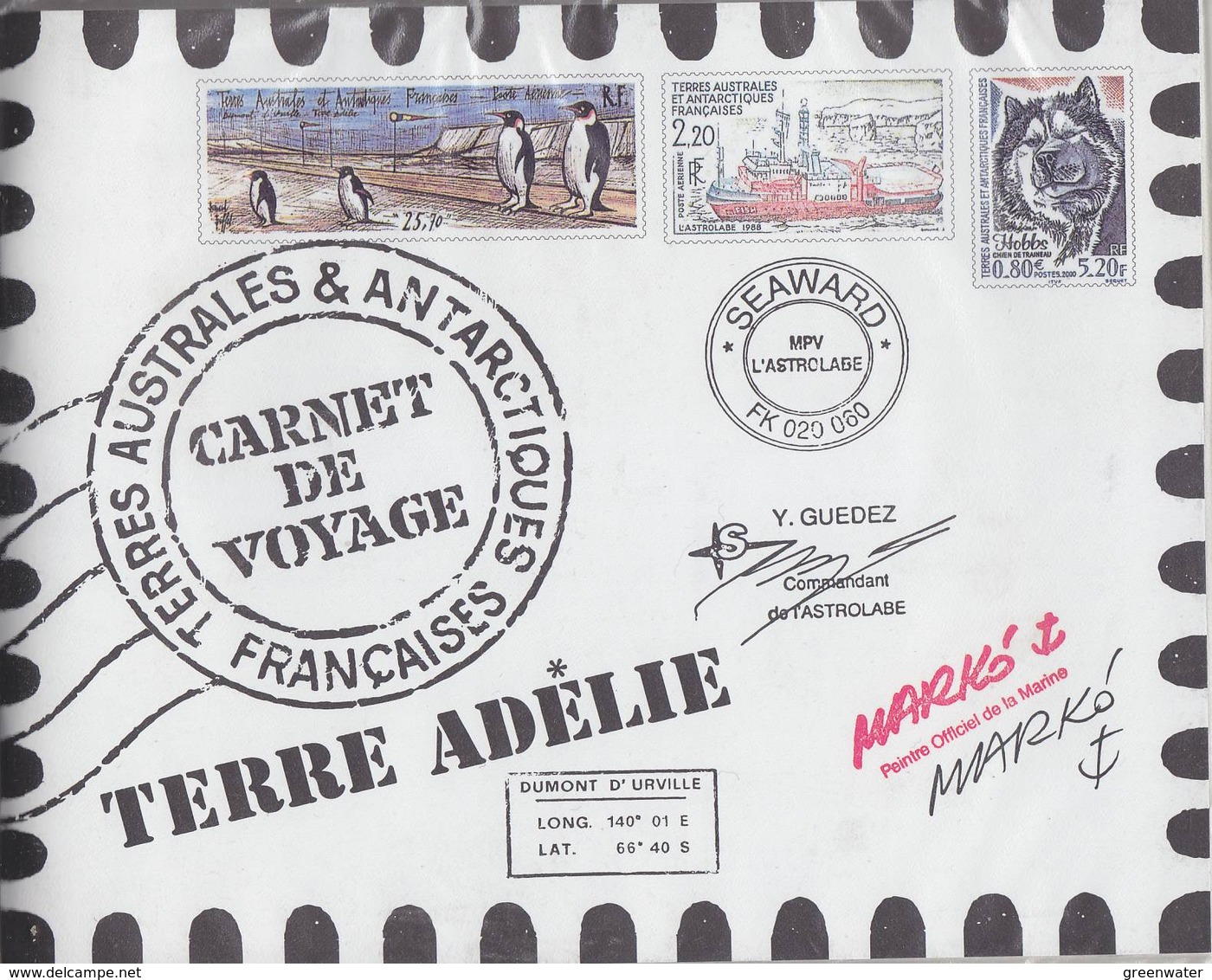 TAAF 2001 Carnet De Voyage ** Mnh (F7267) - Cuadernillos/libretas