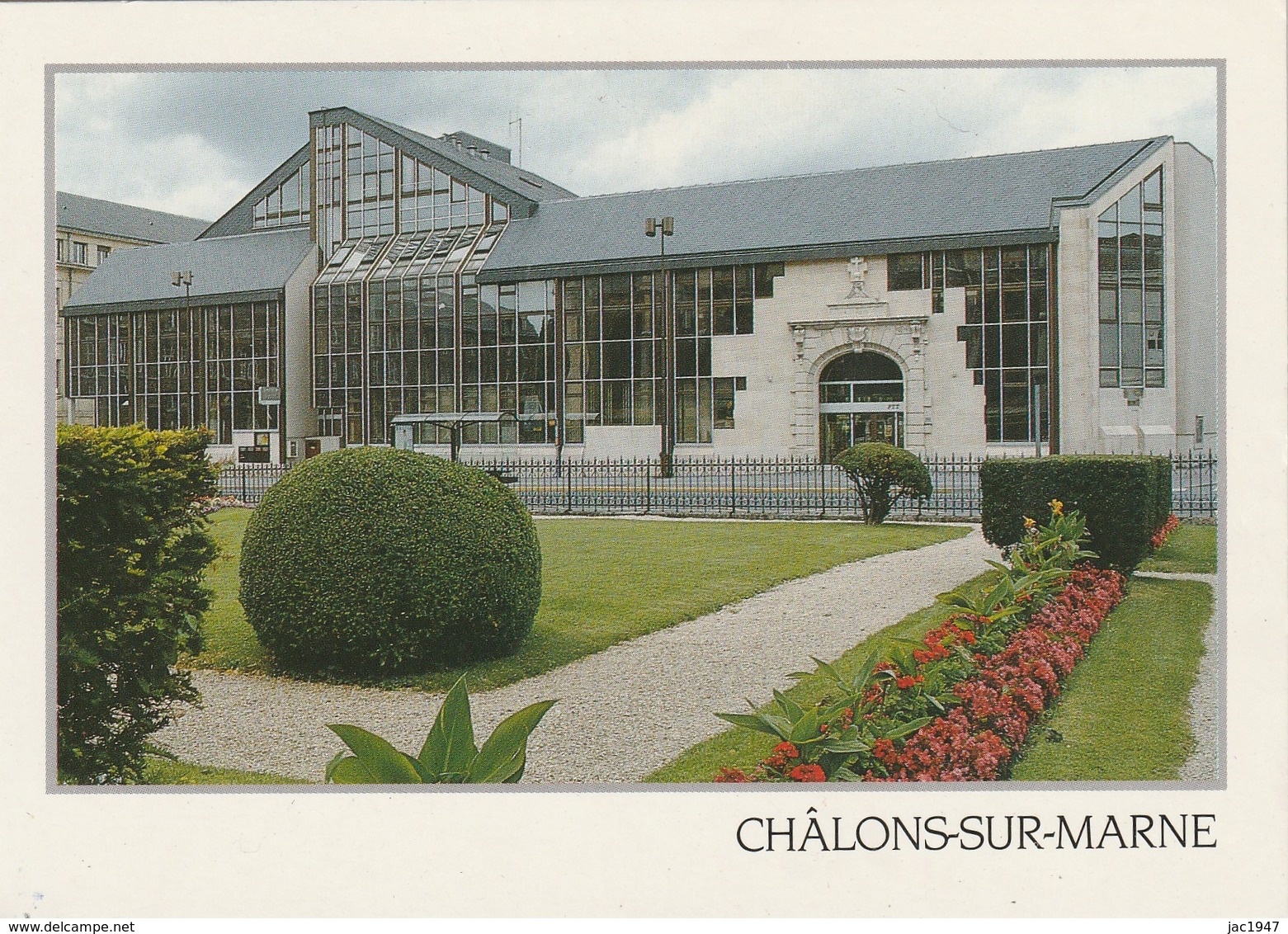 Carte Poste Principale De Châlons Sur Marne Cachet Du Point Philatélique - Châlons-sur-Marne