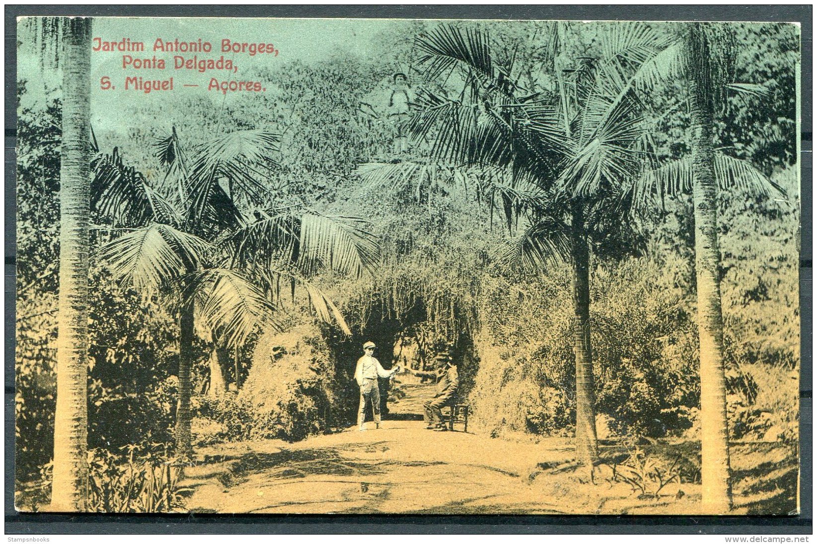 1911 Azores S. Miguel Postcard -  Renton, Middleton Estate, Talawakele Ceylon Via Colombo. Tea Plantation - Azores