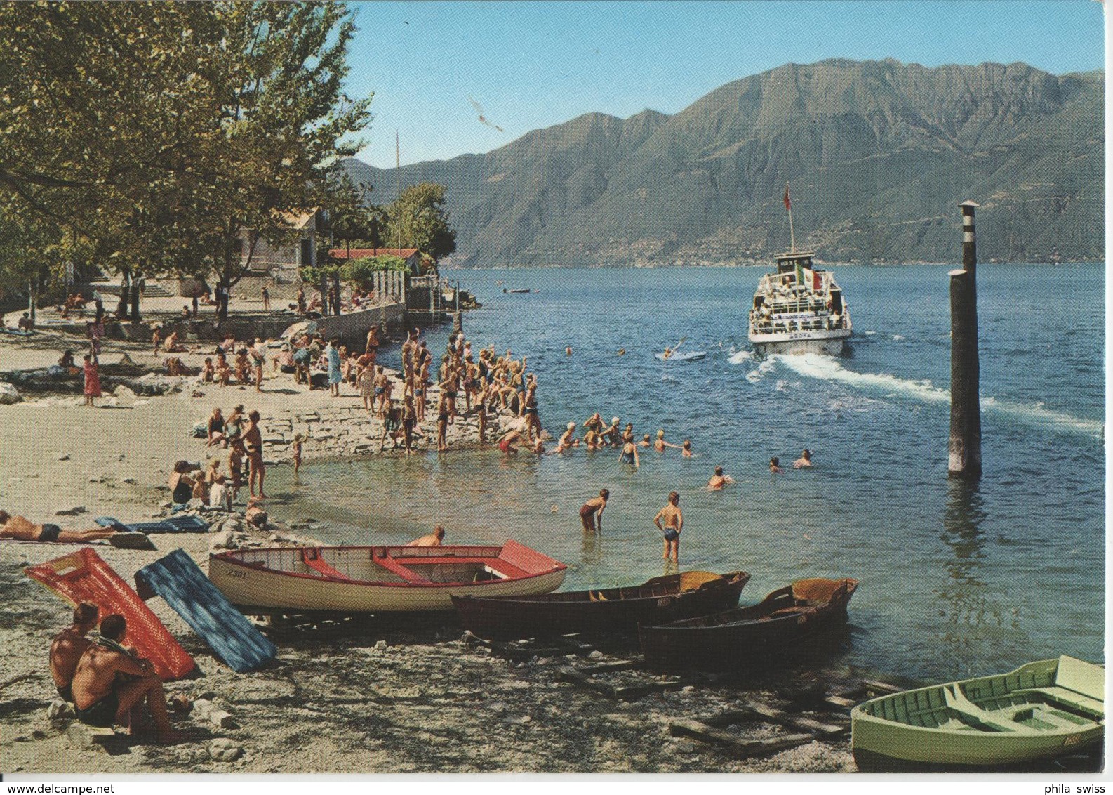 San Nazzaro - Gambarogno - Spiaggia, Strandbad - Gambarogno