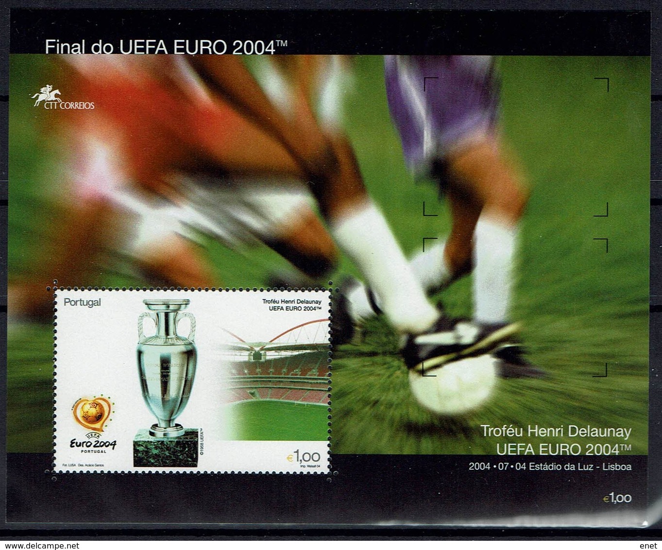 Portugal 2004 - Fußball Football - Fußball-Europameisterschaft - MiNr Block 199 (2834) - Fußball-Europameisterschaft (UEFA)