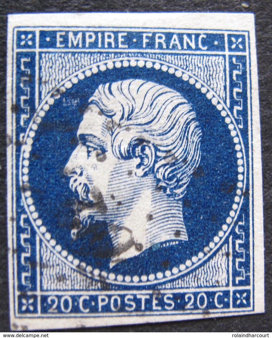 R1749/254 - NAPOLEON III N°14Aa Bleu Très Foncé - LPC - 1853-1860 Napoléon III