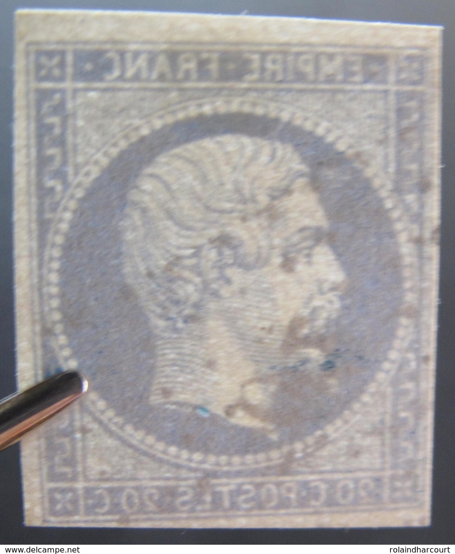 R1749/254 - NAPOLEON III N°14Aa Bleu Très Foncé - LPC - 1853-1860 Napoléon III