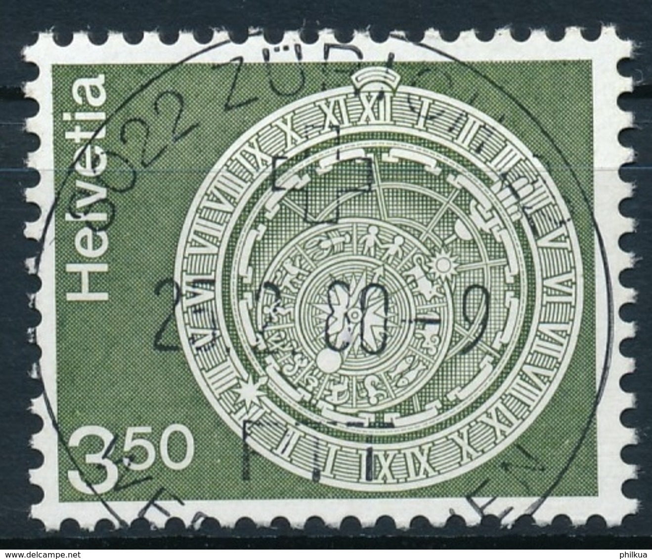 613 / 1169 Mit Vollstempel ZÜRICH 22 WERTZEICHEN 25.02.1980 - Gebraucht