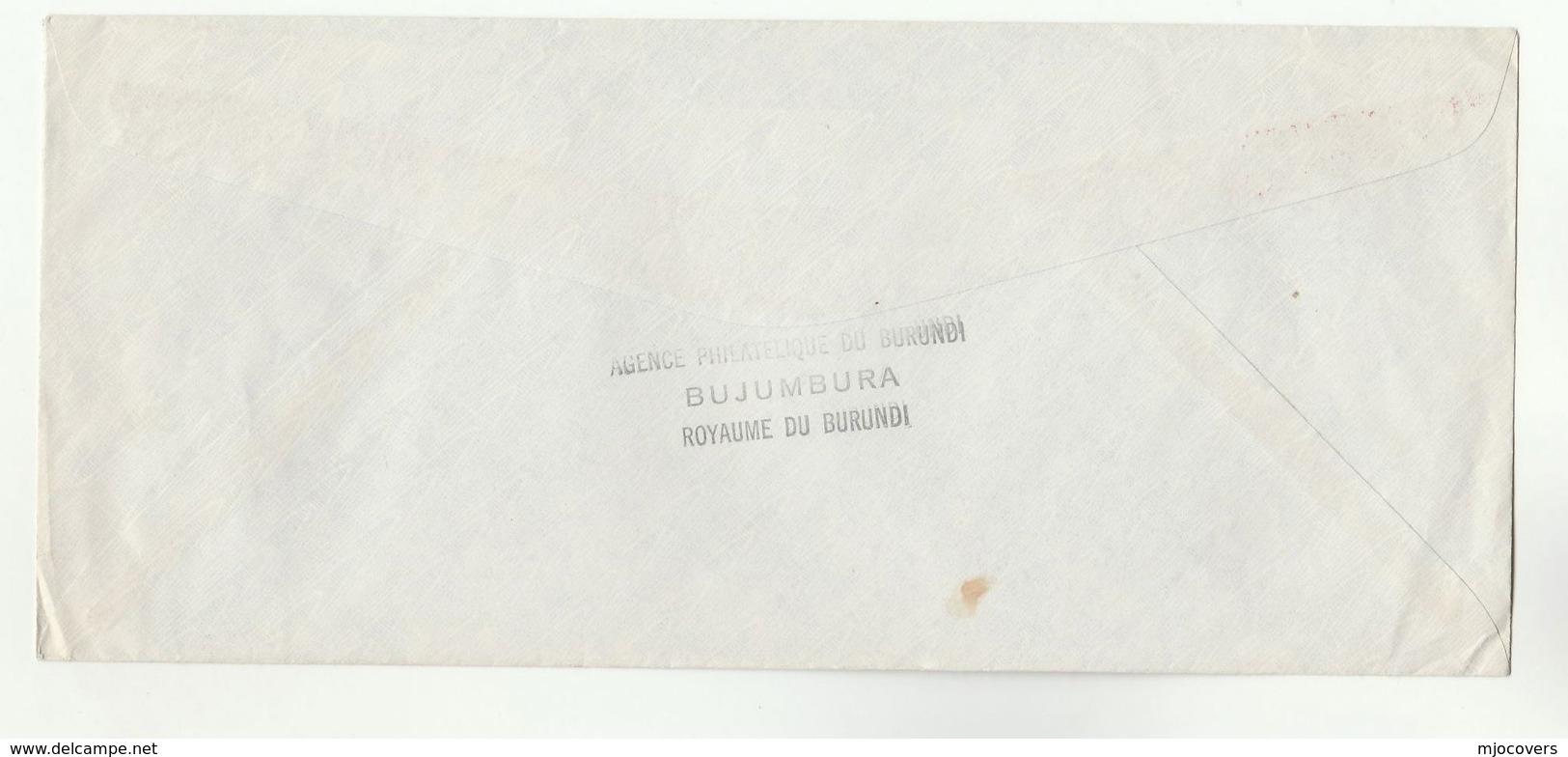 Usumbura BURUNDI To UN NY USA COVER Franked 1964 Martyrs Stamps,  United Nations - Used Stamps