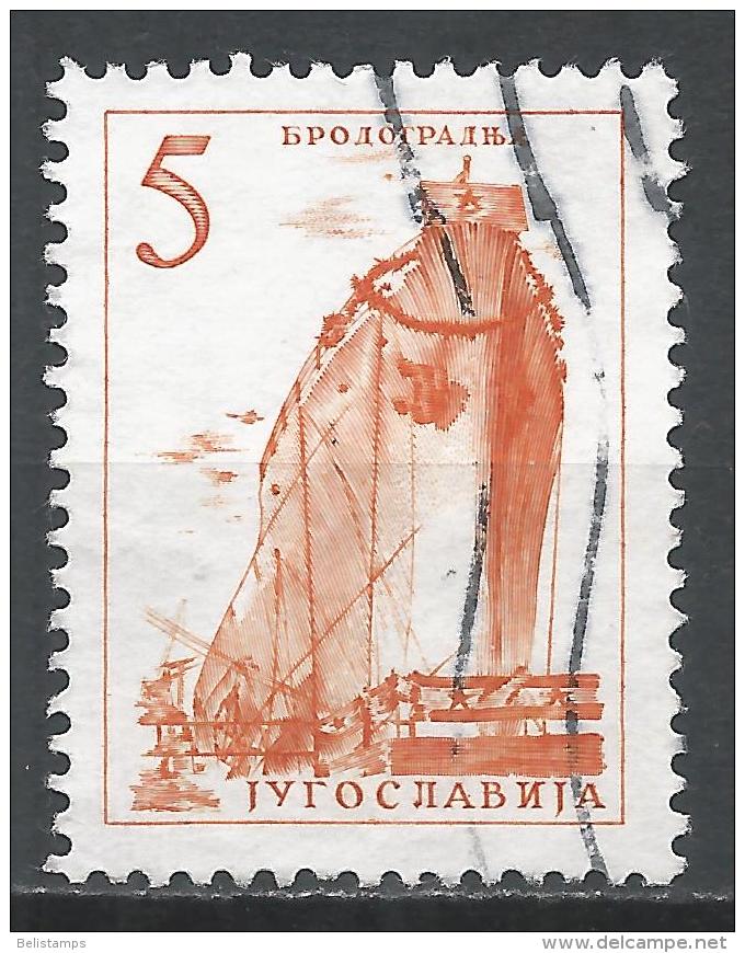 Yugoslavia 1961. Scott #629 (U) Shipbuilding * - Gebruikt