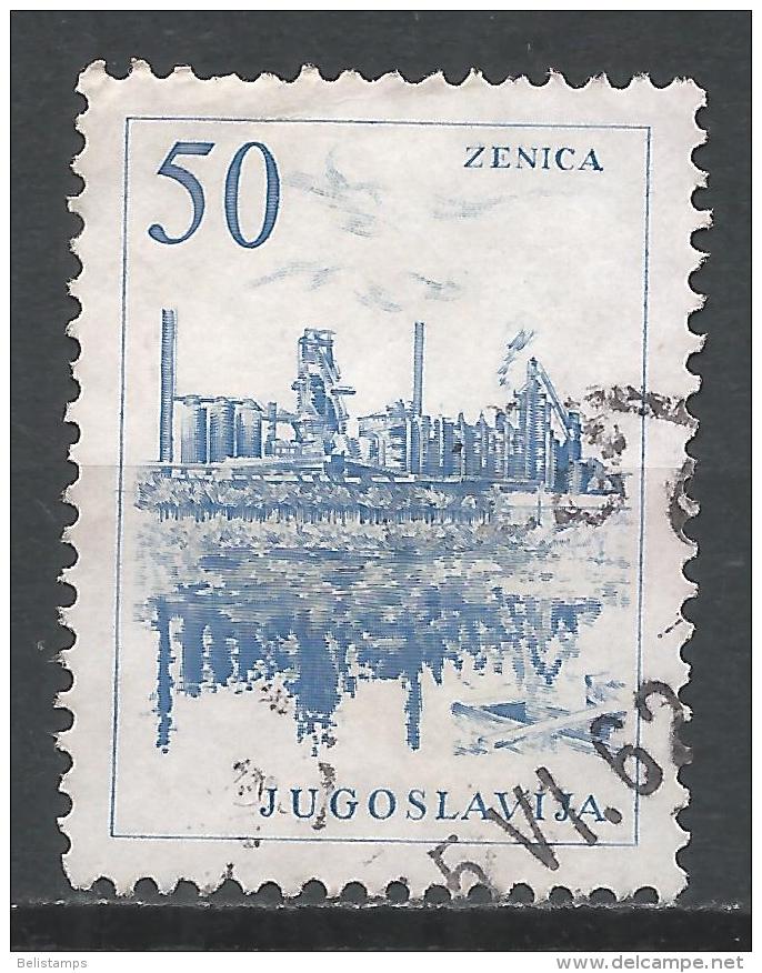 Yugoslavia 1961. Scott #637 (U) Zenica Steel Work * - Oblitérés