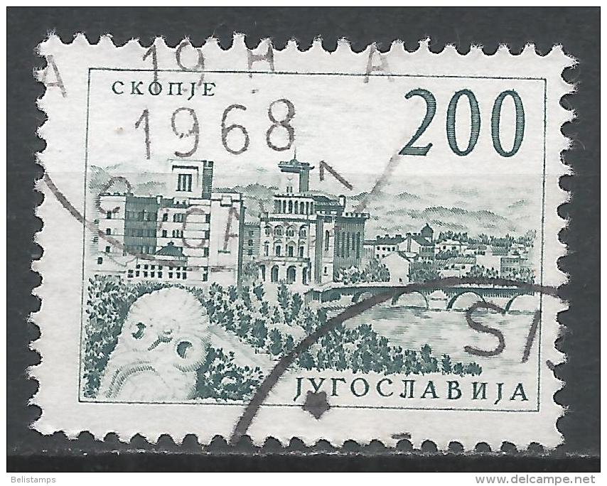 Yugoslavia 1962. Scott #641 (U) Bridge, Skopje * - Oblitérés