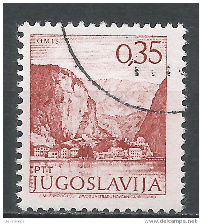 Yugoslavia 1973. Scott #1067 (U) Shore & Amp; Mountain, Omis - Used Stamps