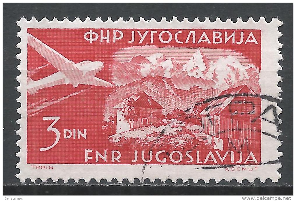 Yugoslavia 1951. Scott #C36 (U) Carniola * - Aéreo