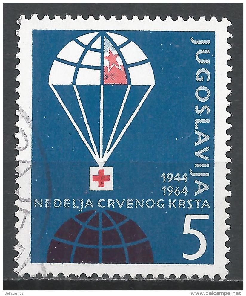 Yugoslavia 1964. Scott #RA29 (U) Parachute Drop Of Supplies - Wohlfahrtsmarken