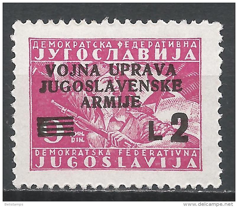 Yugoslavia (Istria) 1947. Scott #42 (M) Overprinted * - Neufs