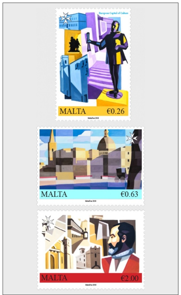 H01 Malta 2018 Valletta Capital Of Culture MNH Postfrisch - Malta (Orden Von)