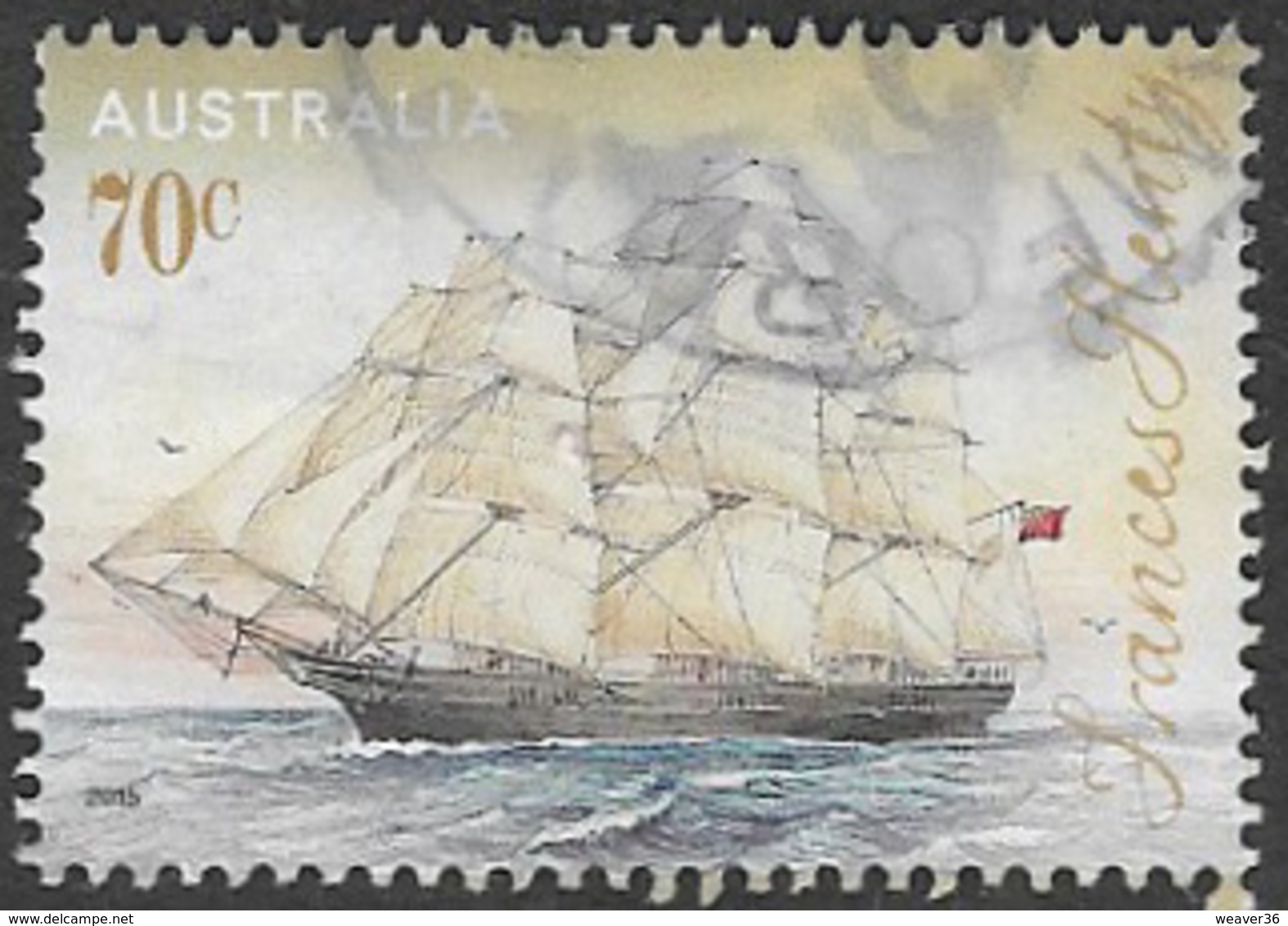 Australia 2015 Sailing Ships 70c Type 1 Good/fine Used [38/31161/ND] - Used Stamps