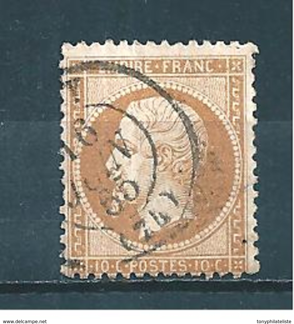 France Timbres De 1862 Napoleon III  N°21 Oblitérés Sans Défauts  Cote 10€ - 1862 Napoléon III