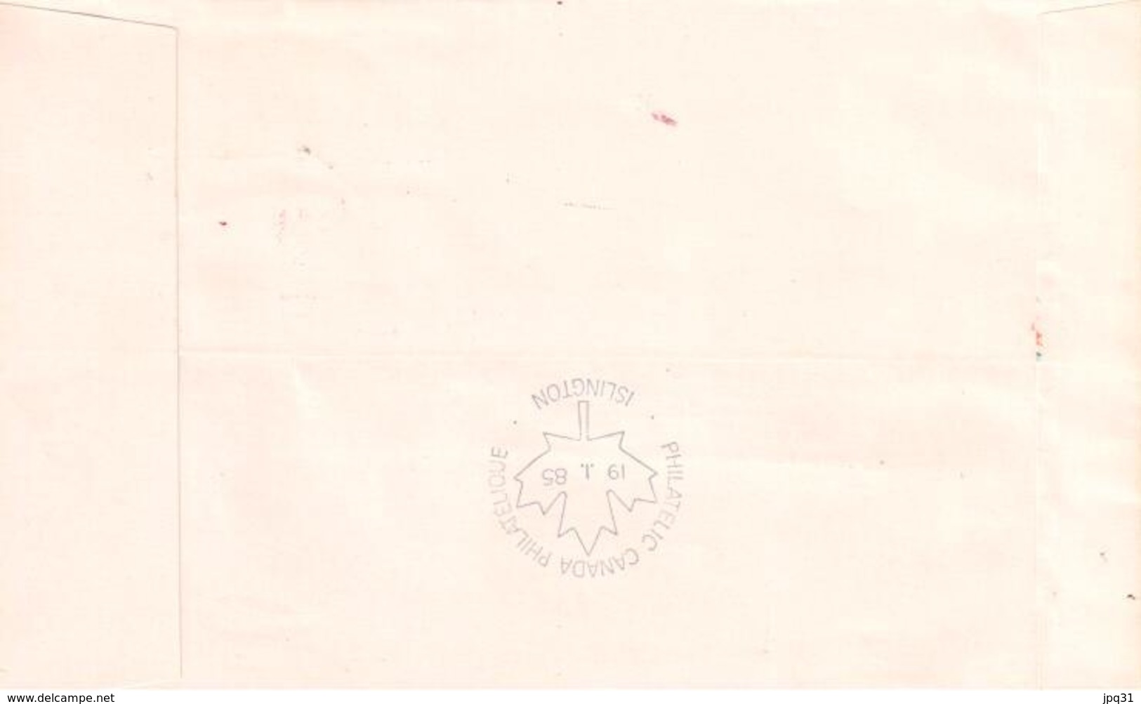 Enveloppe 1er Vol Air India Bombay Toronto 19/01/1985 - Aerei