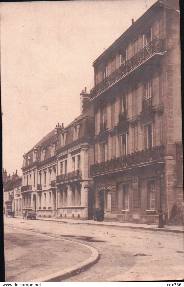 CPA 21 DIJON CARTE PHOTO Rue A Identifier - Dijon