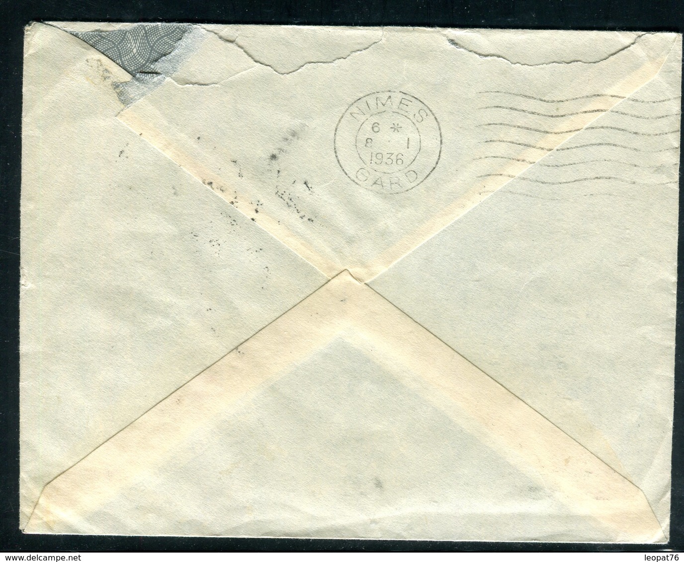 Turquie - Enveloppe De Istambul Pour La France En 1936 - B 49 - Storia Postale