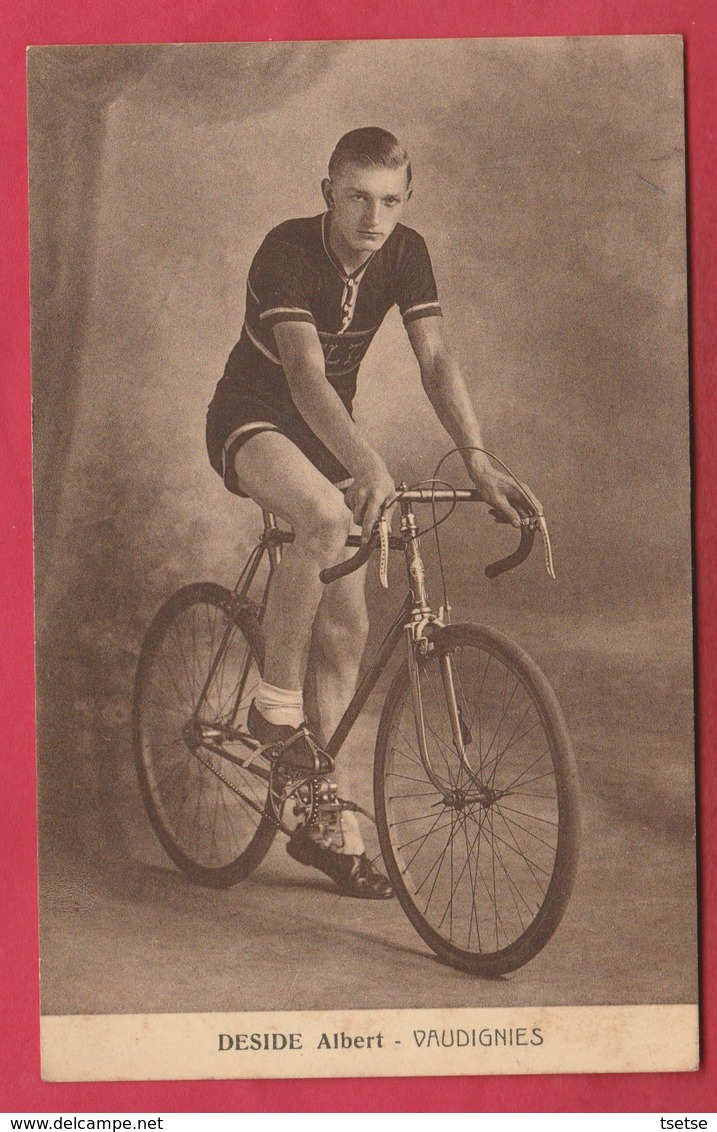 Vaudignies - Coureur Cycliste Albert Désiré - 1940 ( Voir Verso ) - Chievres