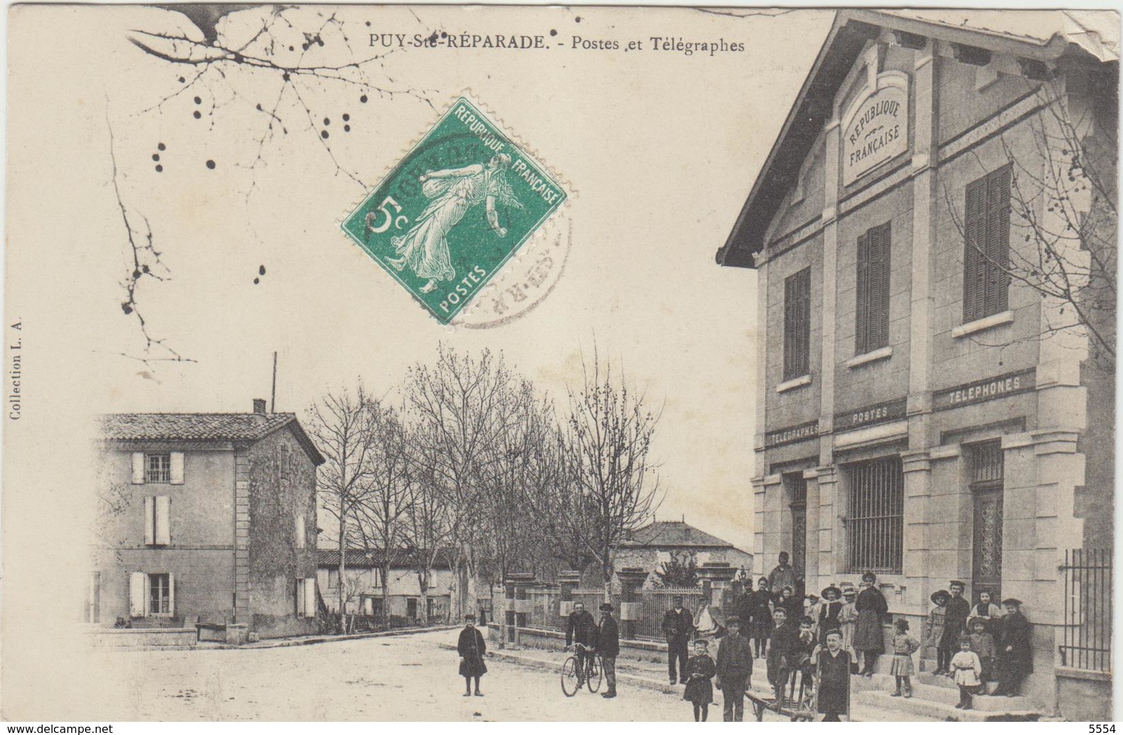 13  Puy Sainte Reparade La Poste - Autres & Non Classés