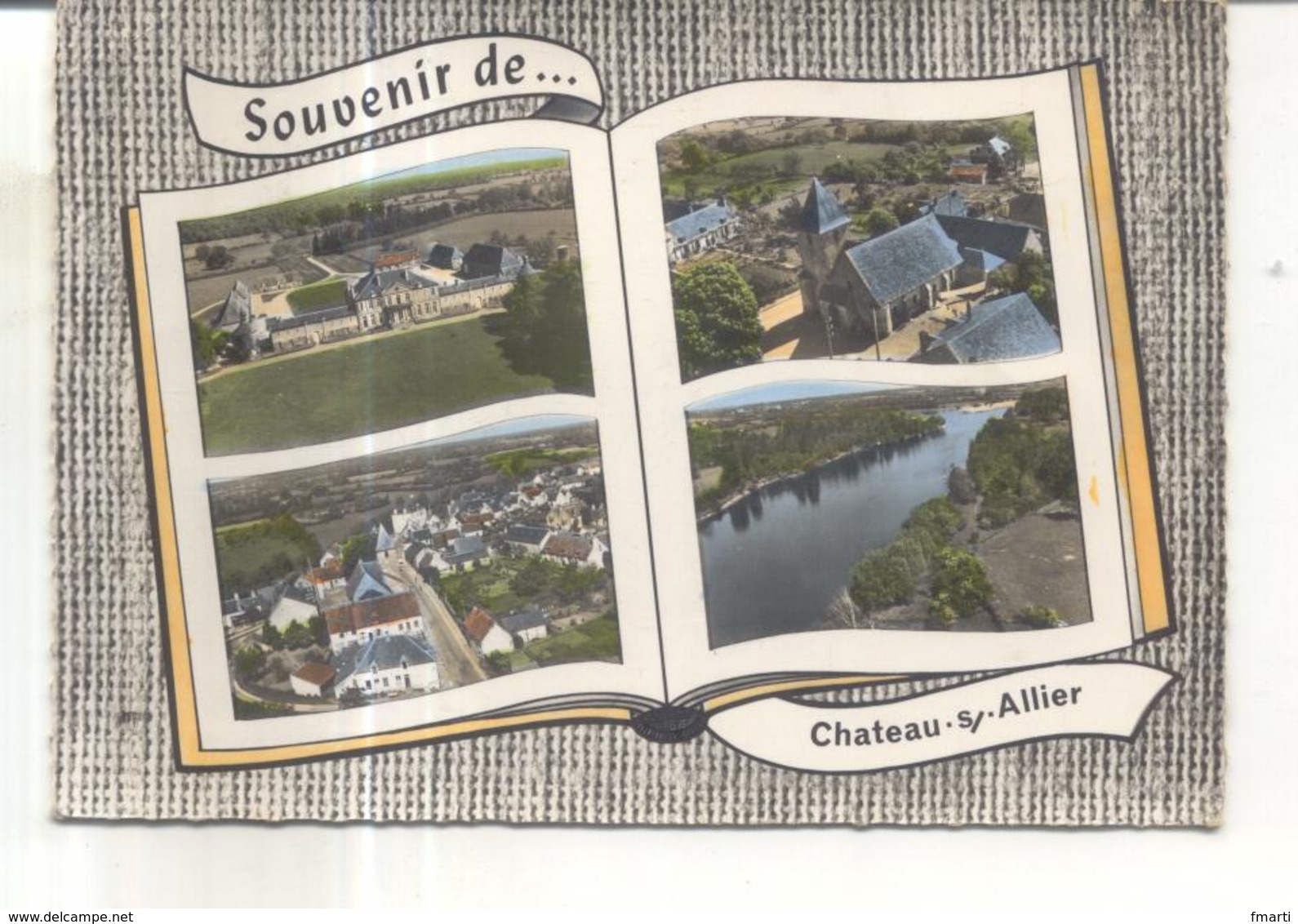Souvenir De Chateau Sur Allier (carte Multivues) - Otros & Sin Clasificación
