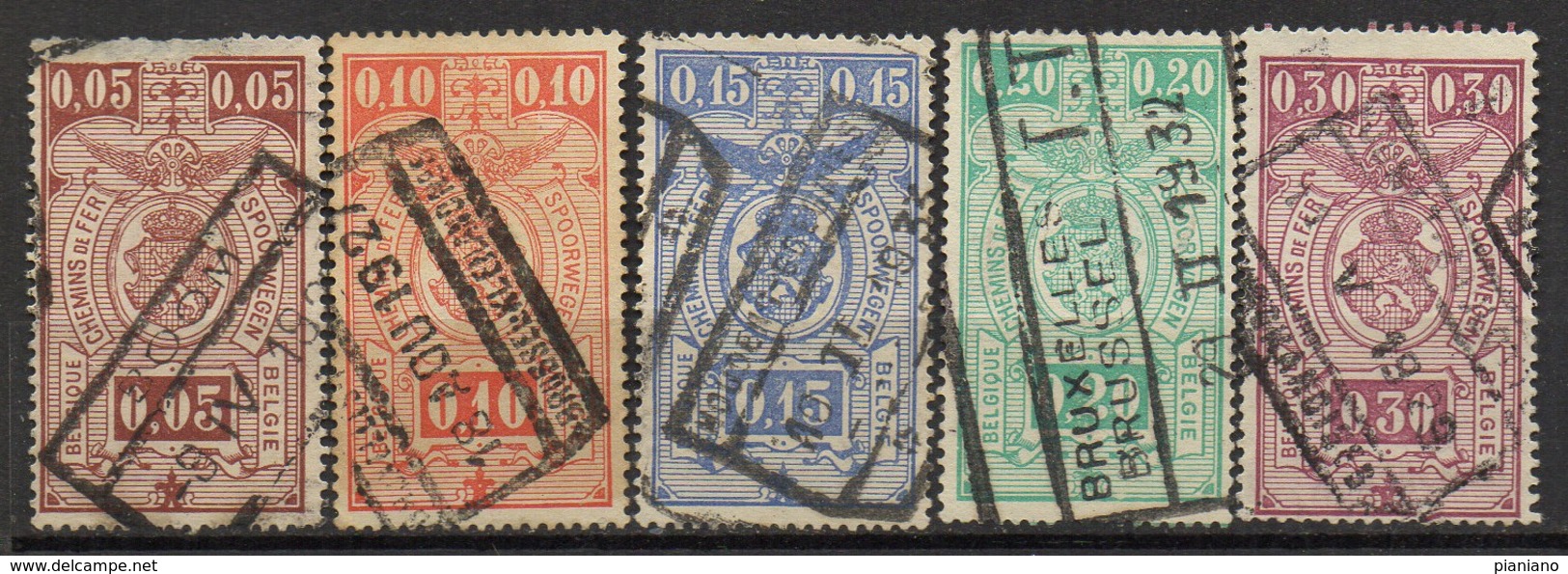 PIA - BEL -  1923-31-  Francobolli Per Pacchi Postali  -  (Yv Pacchi 135-46+147-48+149-164+166) - Luggage [BA]