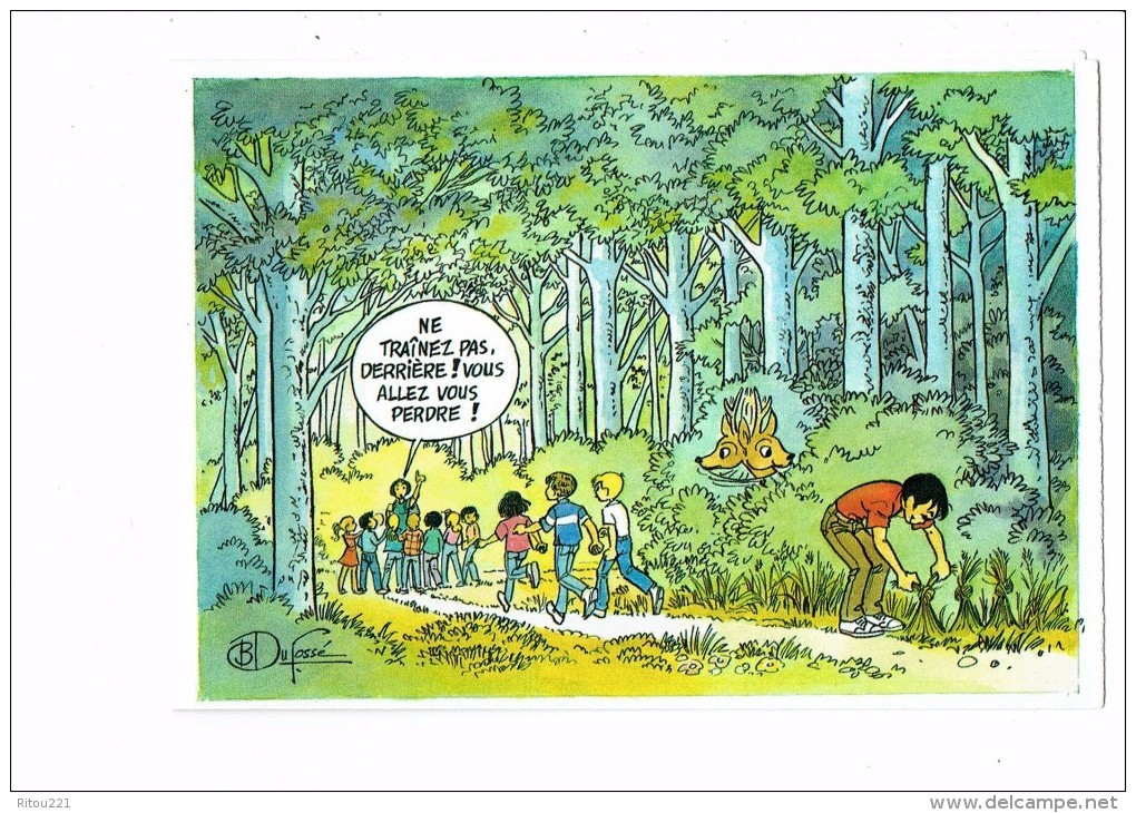 Scoutisme - Scouts De France - Humour Garçons FILLES EN FORET - CERF - Style Petit Poucet - Noeud Dans Les Herbes - Scoutisme