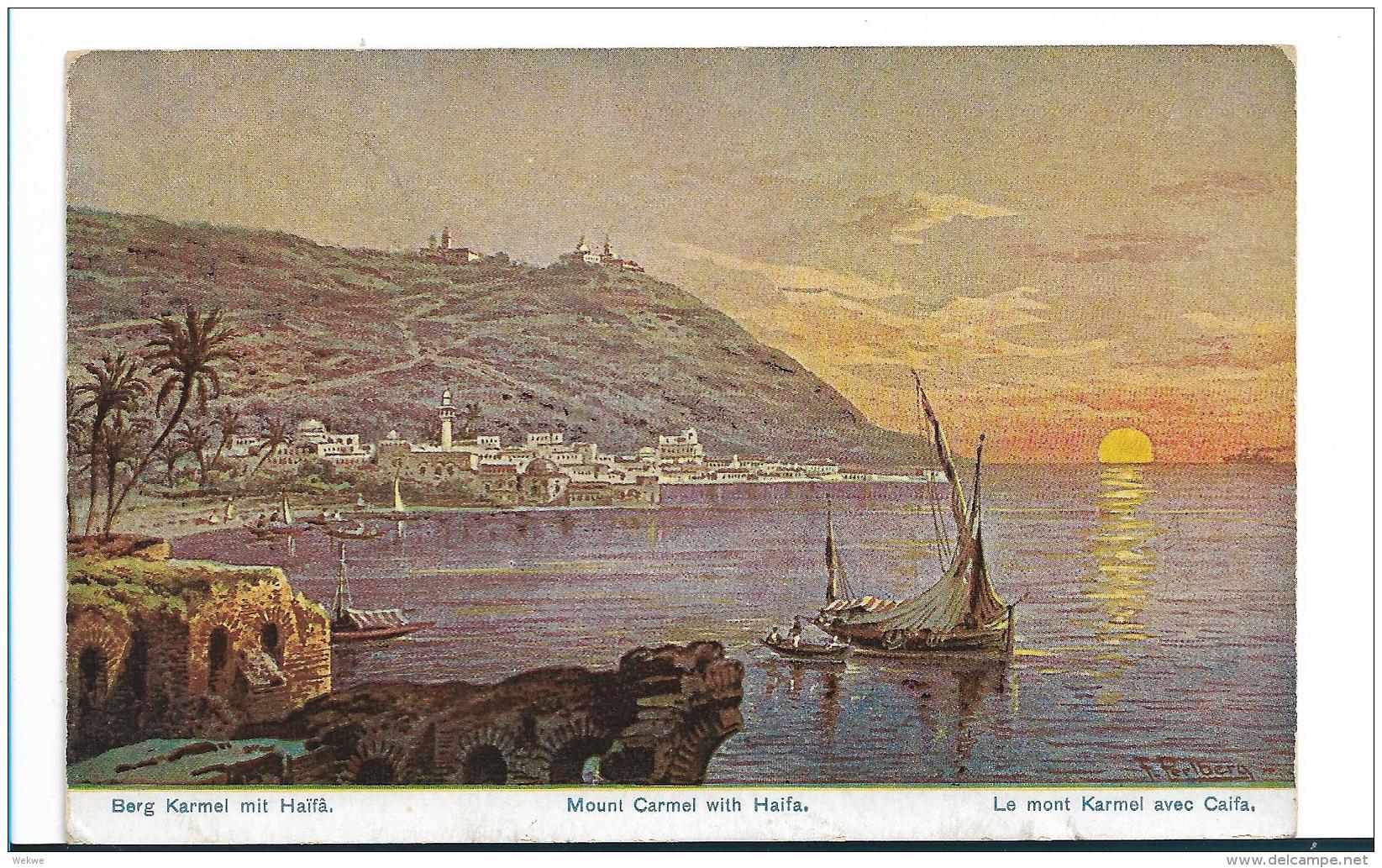 Lib038 / Bhamdoun 1927, Bildkarte Haifa - Libanon