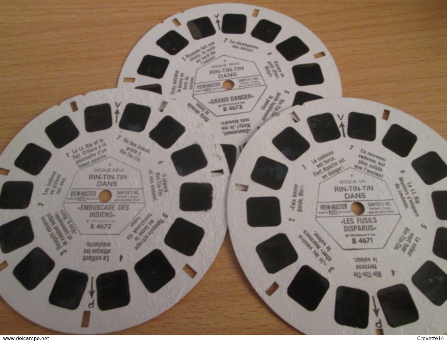 JEU ANNEES 50/60 VIEWMASTER SERIE TELE ANNEES 50/60 RIN-TIN-TIN RINTINTIN vu à 19 € chez I-B