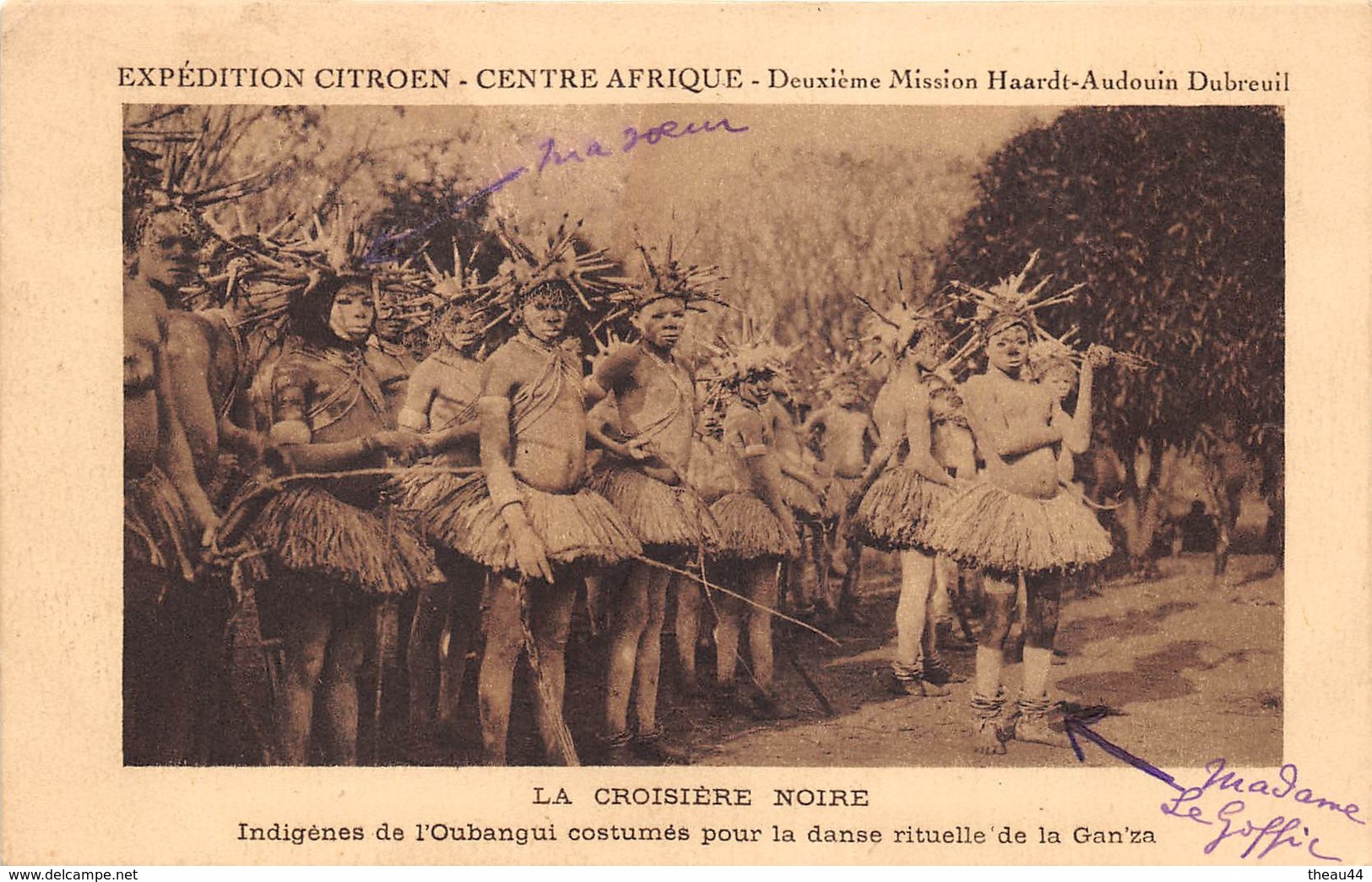 LA CROISIERE NOIRE - Expédition CITROËN - Centre-Afrique - 2e Mission Haardt-Audouin Dubreuil - OUBANGUI - Non Classés