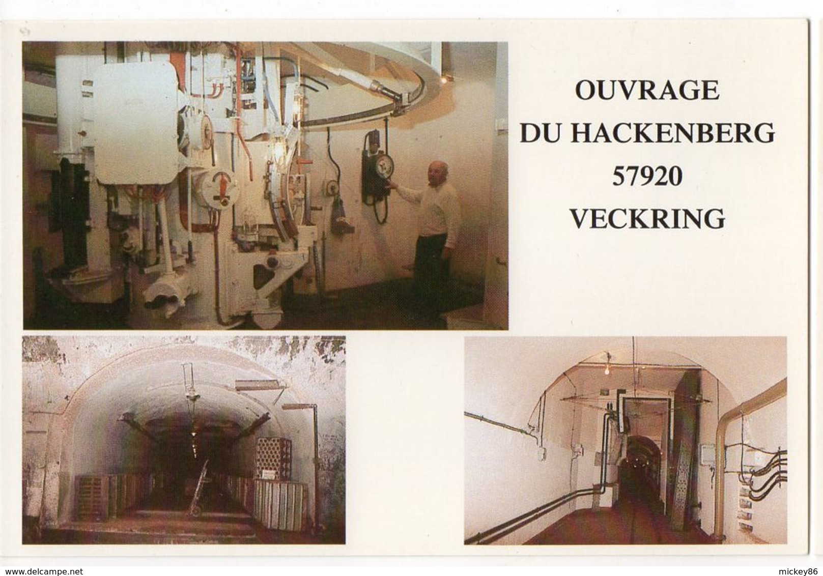 VECKRING -- Ouvrage Du Hackenberg --Ligne Maginot (militaria) -- Multivues ( Tourelle 135,Magasin à Munitions.... ) - Autres & Non Classés