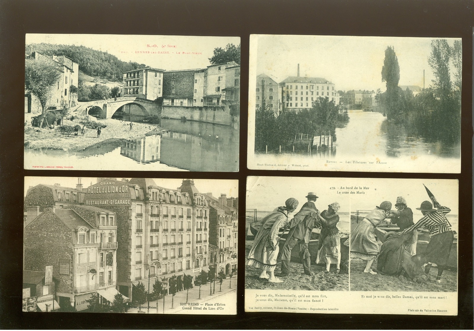 Beau lot de 60 cartes postales de France     Mooi lot van 60 postkaarten van Frankrijk  - 60 scans