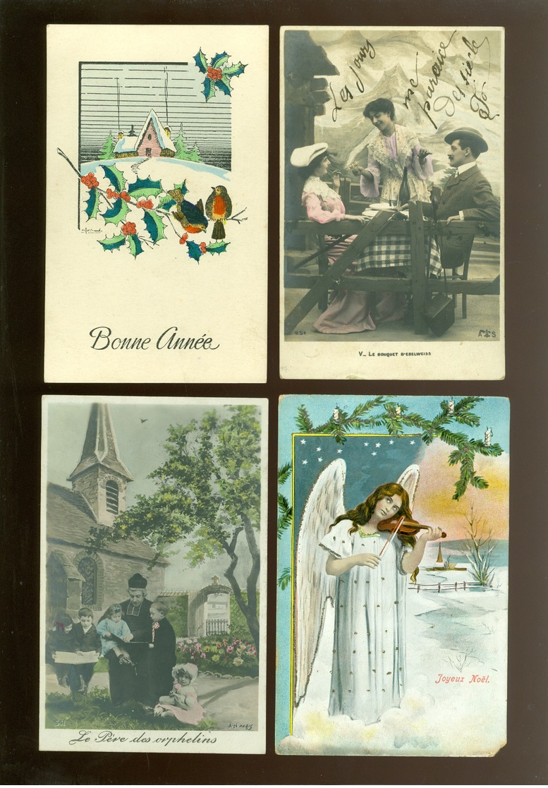 Beau Lot De 60 Cartes Postales De Fantaisie   Mooi Lot 60 Postkaarten Van Fantasie -  60 Scans - 5 - 99 Postales