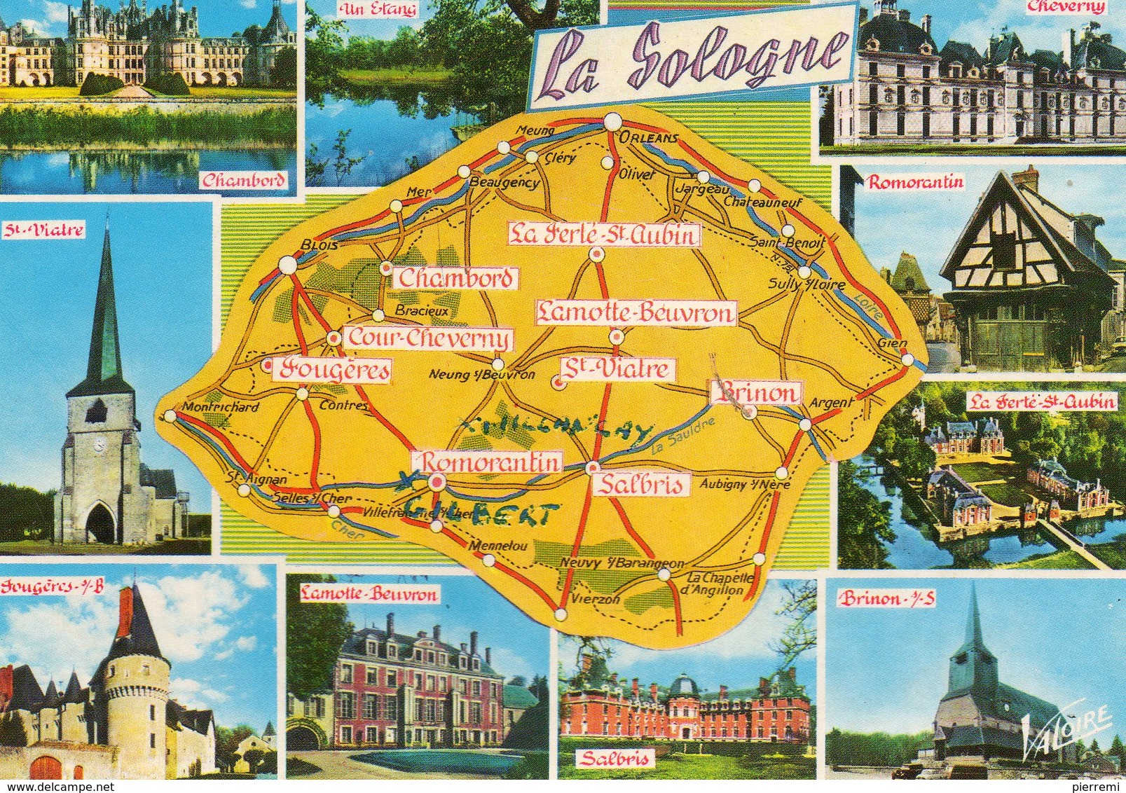 LA SOLOGNE...edit  Valoire - Cartes Géographiques