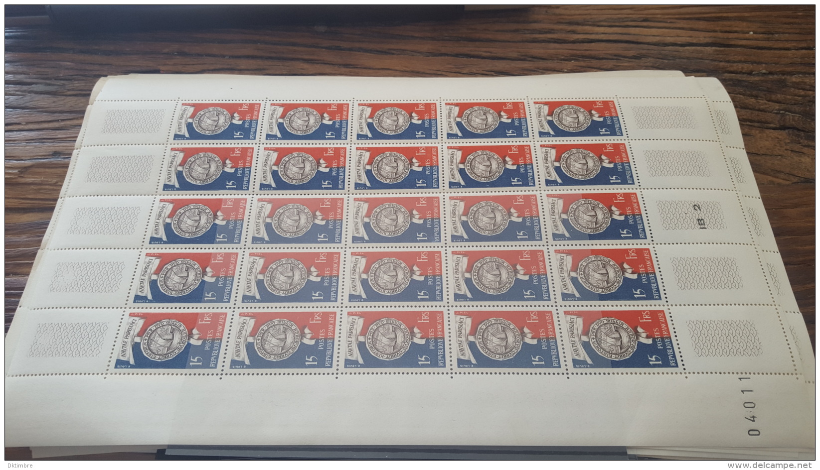 LOT 408827 TIMBRE DE FRANCE NEUF** LUXE  N°906 VALEUR 20 EUROS FEUILLE BLOC - Feuilles Complètes