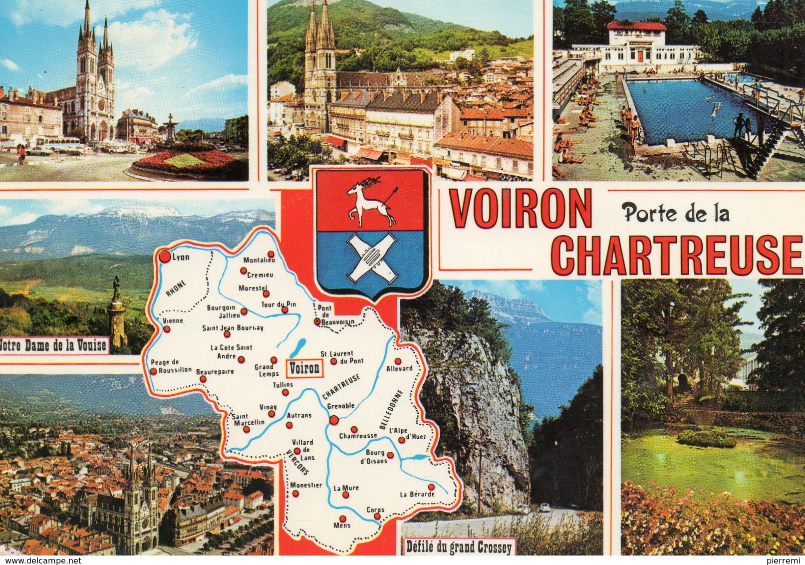 VOIRON Porte De La  CHARTREUSE...edit  Cellard - Cartes Géographiques