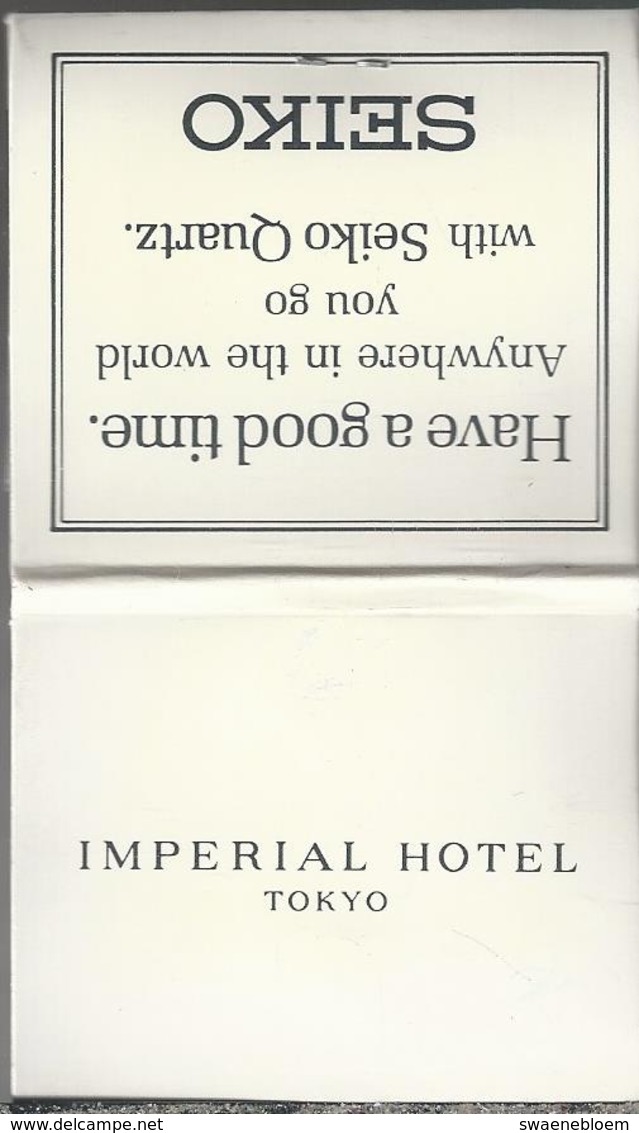 Naaigarnituurtje - Nähetui. Costurero Sewing Kit. Necessaire De Couture. Fournutuur. IMPERIAL HOTEL TOKYO. SEIKO QUARTZ. - Andere & Zonder Classificatie