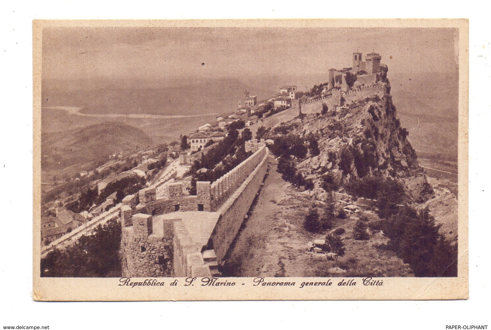 SAN MARINO, Panorama Generale Della Citta, 1938 - San Marino