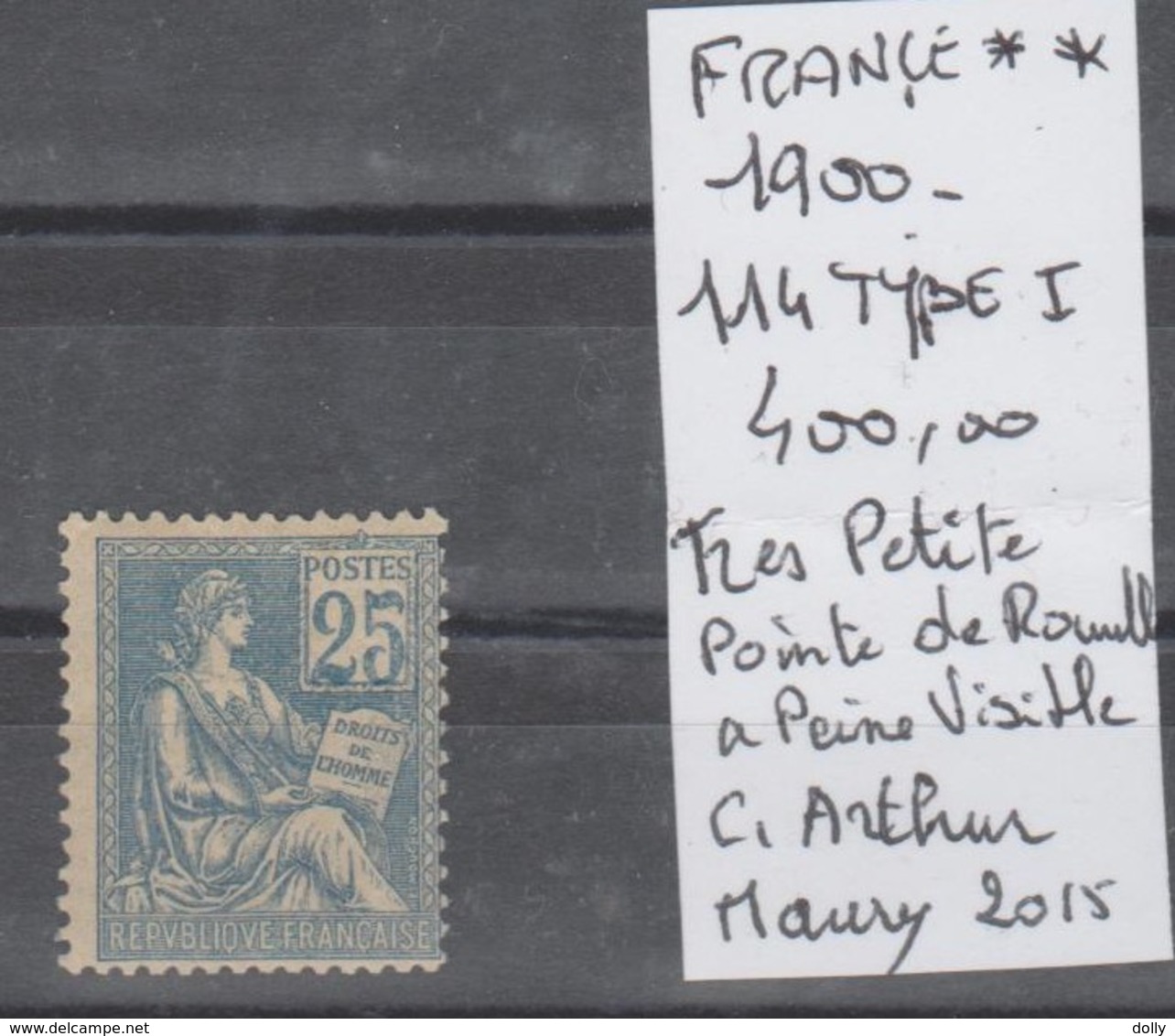 TIMBRE DE FRANCE NEUF **  Nr 114 TYPE I   COTE   400 € - Neufs