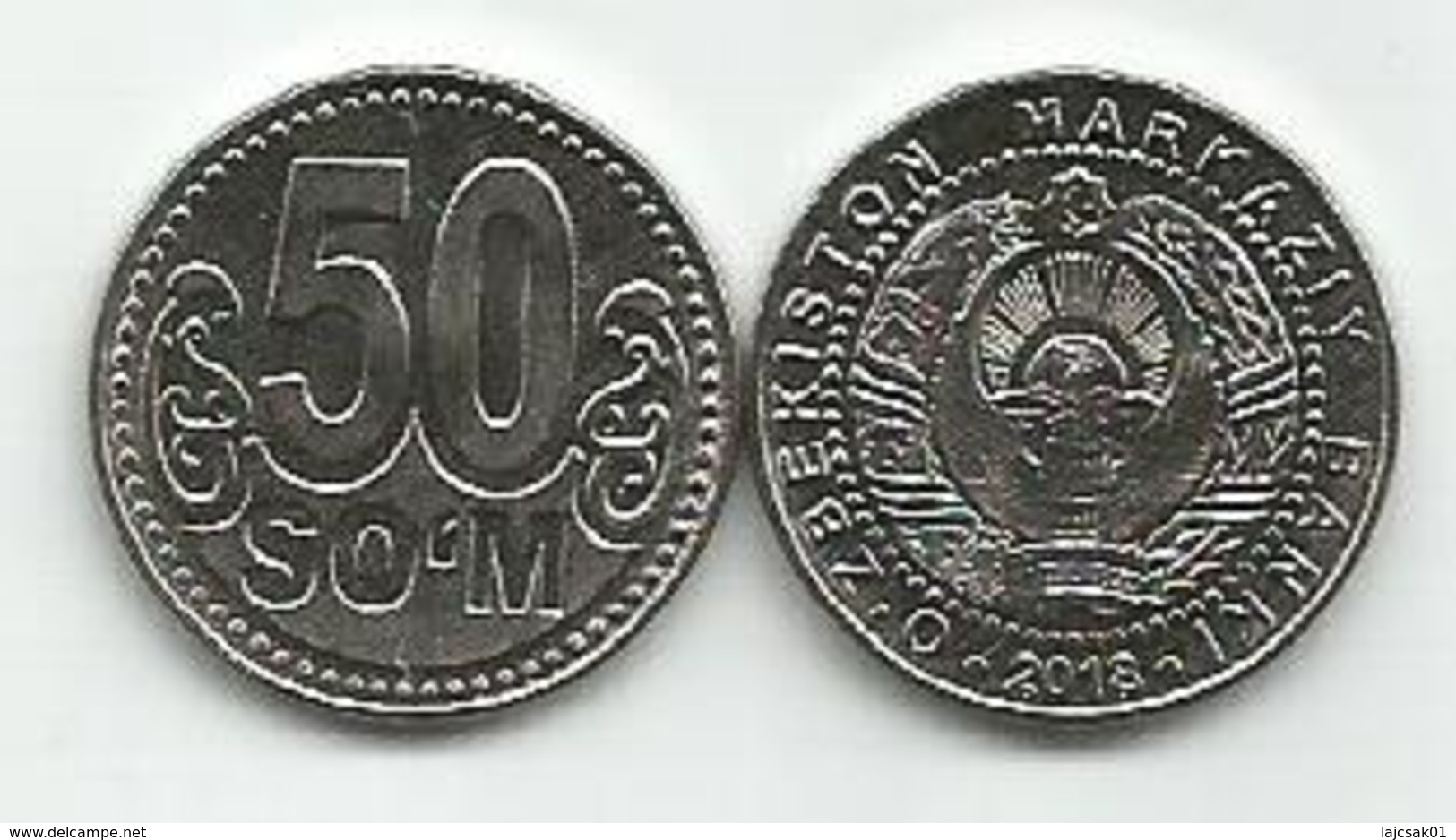 Uzbekistan 50 Som 2018. UNC - Uzbenisktán