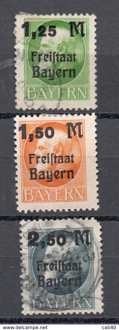 1919-20  BAYERN  SOVRASTAMPATI - Ongebruikt