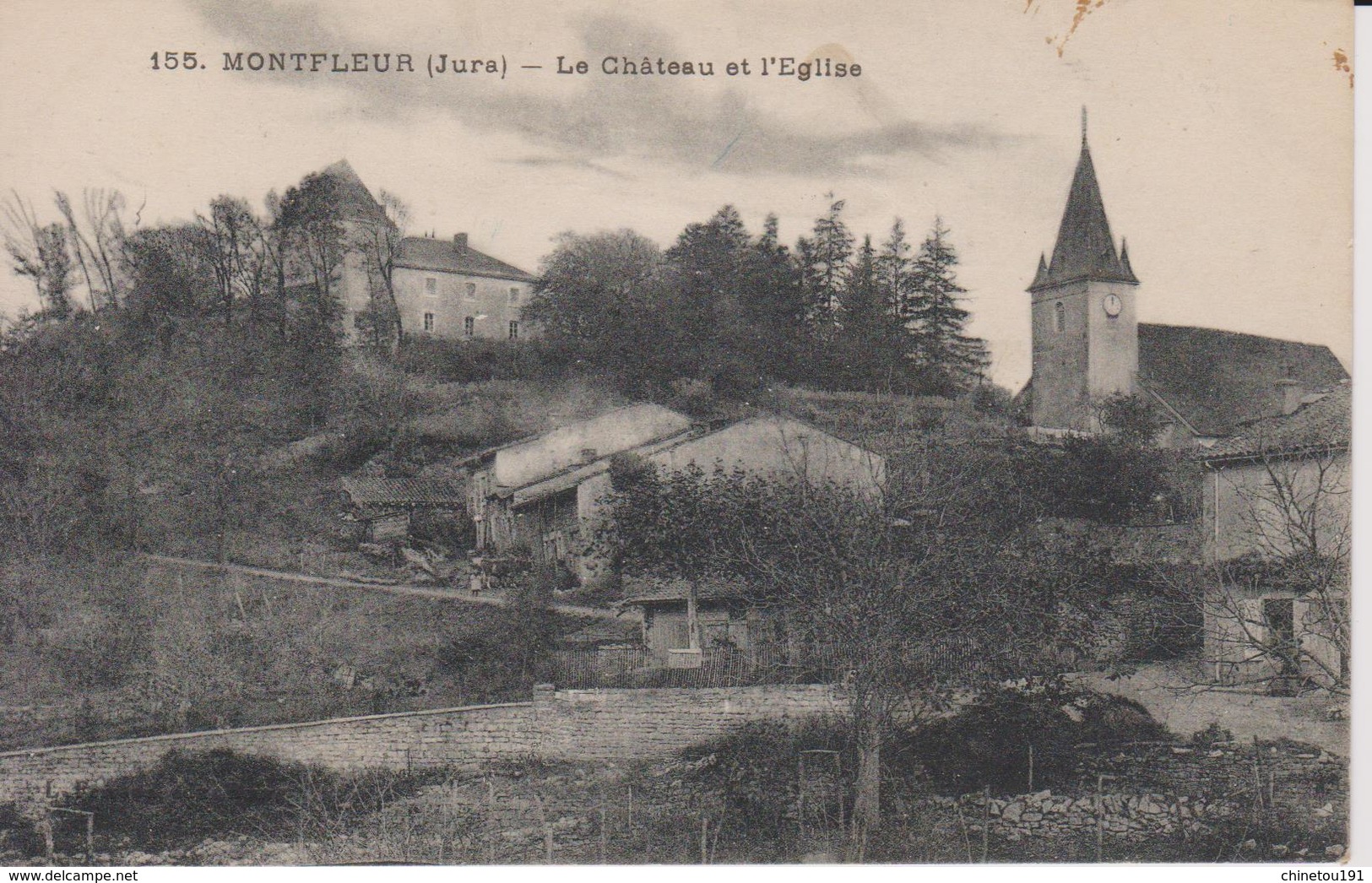 MONTFLEUR   Le Château Et L'Eglise - Autres & Non Classés