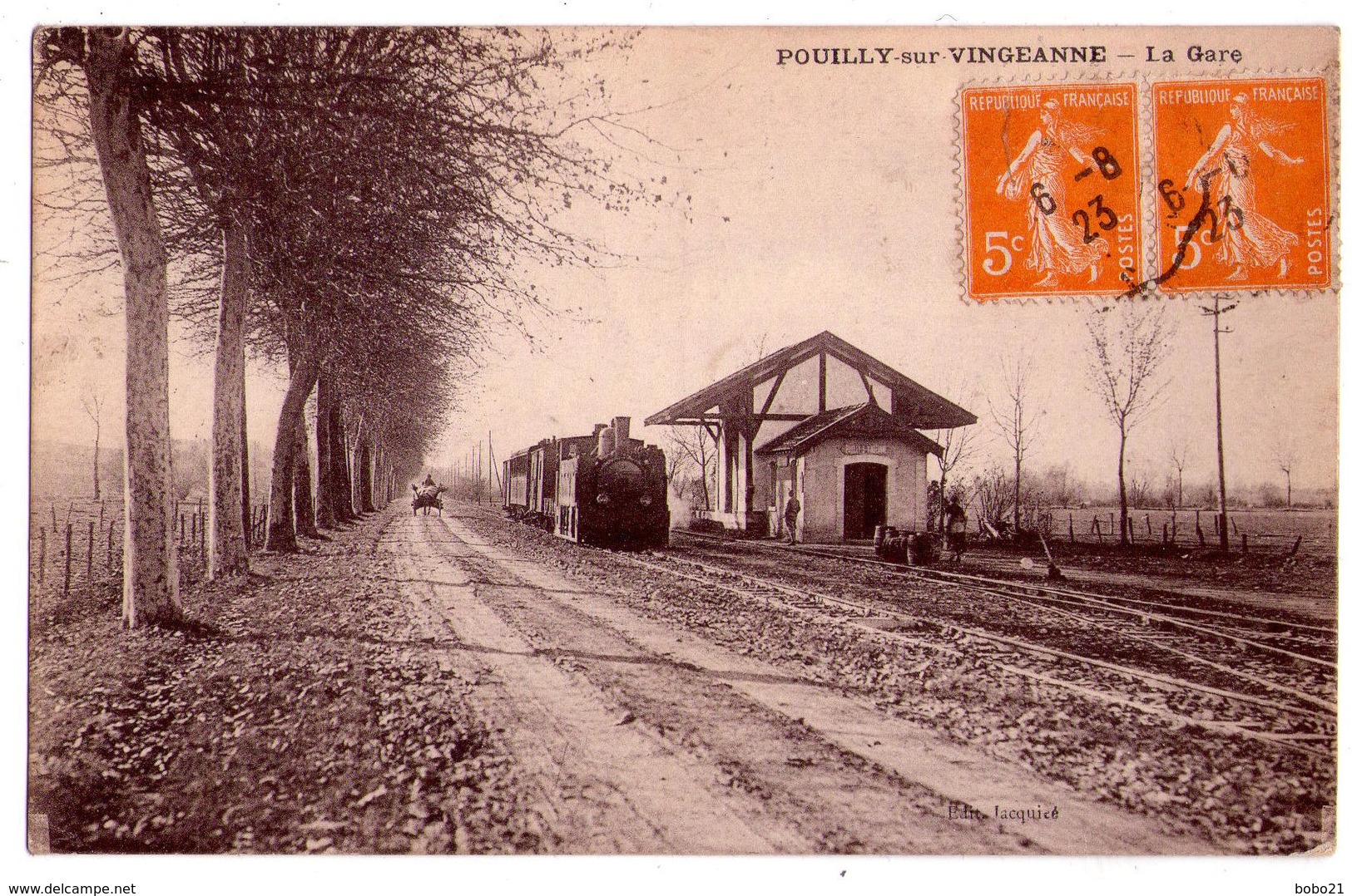 2205 - Pouilly Sur Vingeanne ( 21 ) - La Gare - - Other & Unclassified