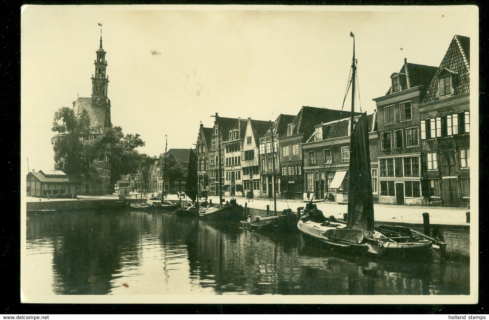 NEDERLAND ANSICHTKAART * HOORN * VEERMANSKADE * Gelopen In 1937 Naar ROTTERDAM (3889n) - Hoorn