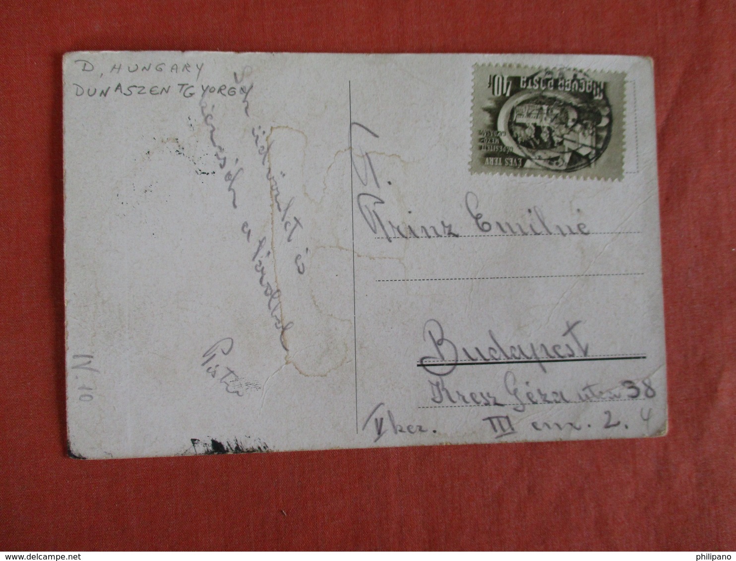 Hungary Dunaszentgyorgy-  Has Stamp & Cancel  Ref 3021 - Hongrie