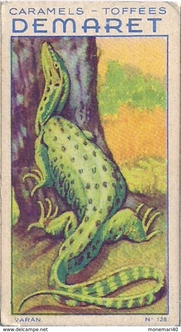 REPTILES - COULEUVRE n° 124 - CARAMELS ET TOFFEES DEMARET (LOT 13 IMAGES)