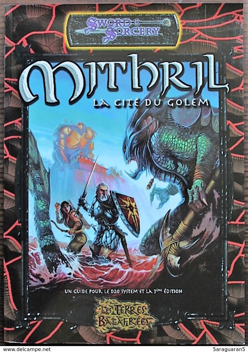 DUNGEONS & DRAGONS 3.5 - Sword & Sorcery - Les Terres Balafrées - Mithril La Cité Du Golem - Dungeons & Dragons